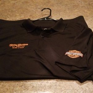 Harley Davidson polo.